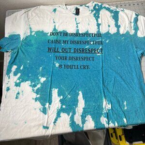 Funny Bleached  t shirt 3xl